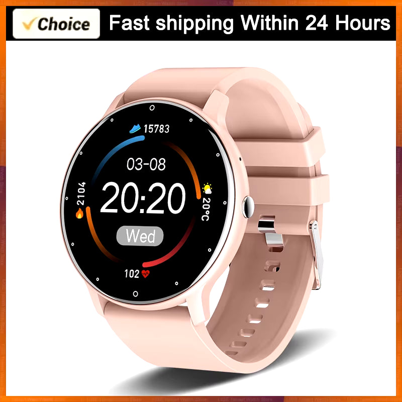 2026 Smart Watch Women Men Ladies Gift Sport Fitness Men Watches Heart Rate Monitor Waterproof Smartwatch for Android IOS