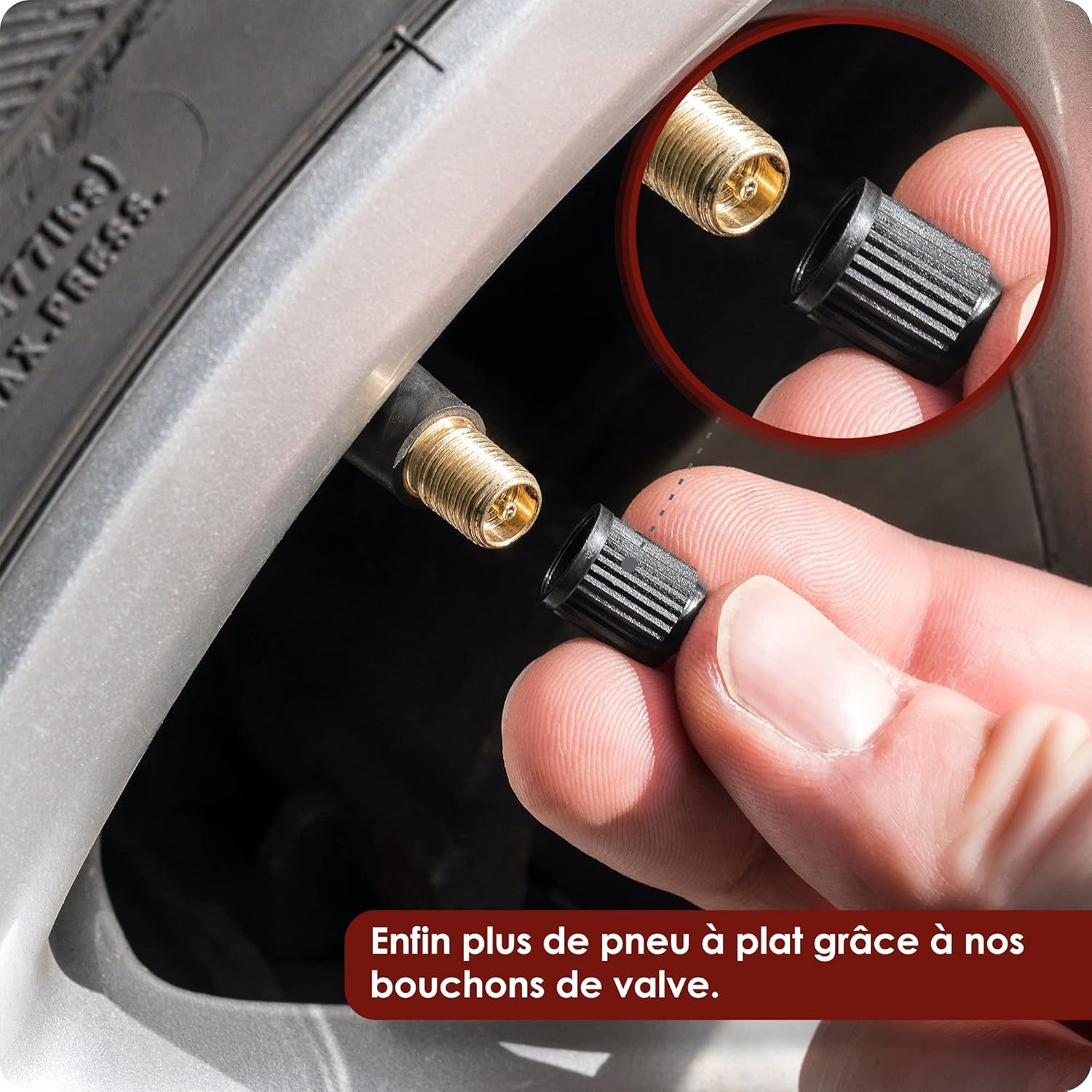 10 Pieces Bouchon De Valve Pneu Pour Velo, Auto, Moto, Voiture